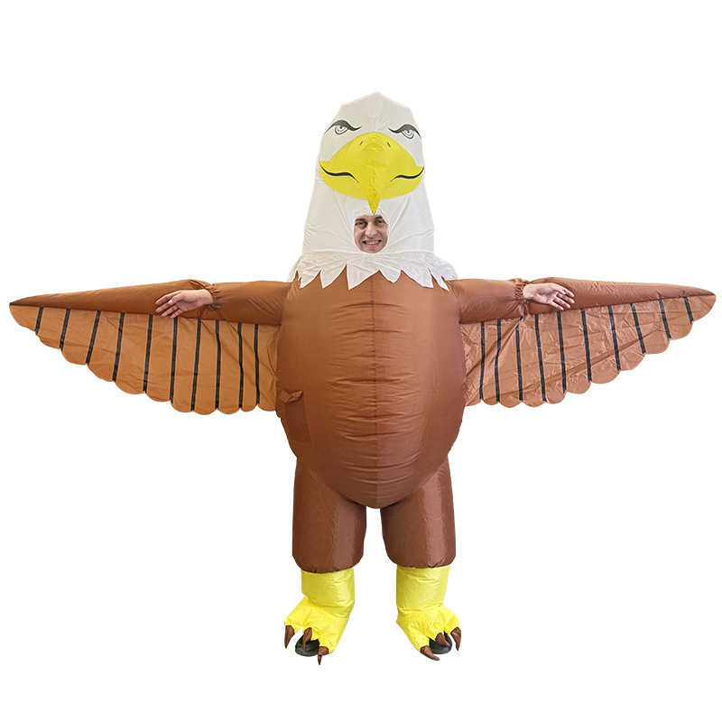イーグルの着ぐるみ、膨らませて着る動物のコスチューム、ハロウ - Cosplay Prop のレビューと価格