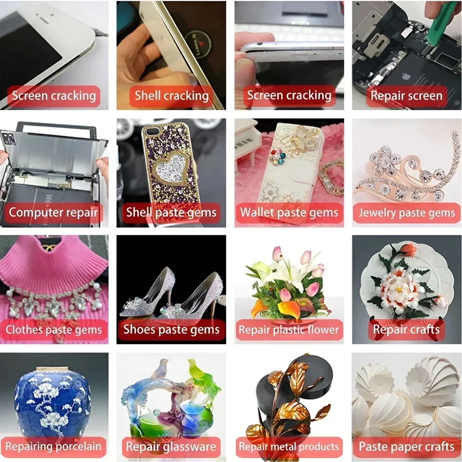 B7000/E8000接着剤（15/110g）携帯電話、ジュ - Contact Cement Glue のレビューと価格